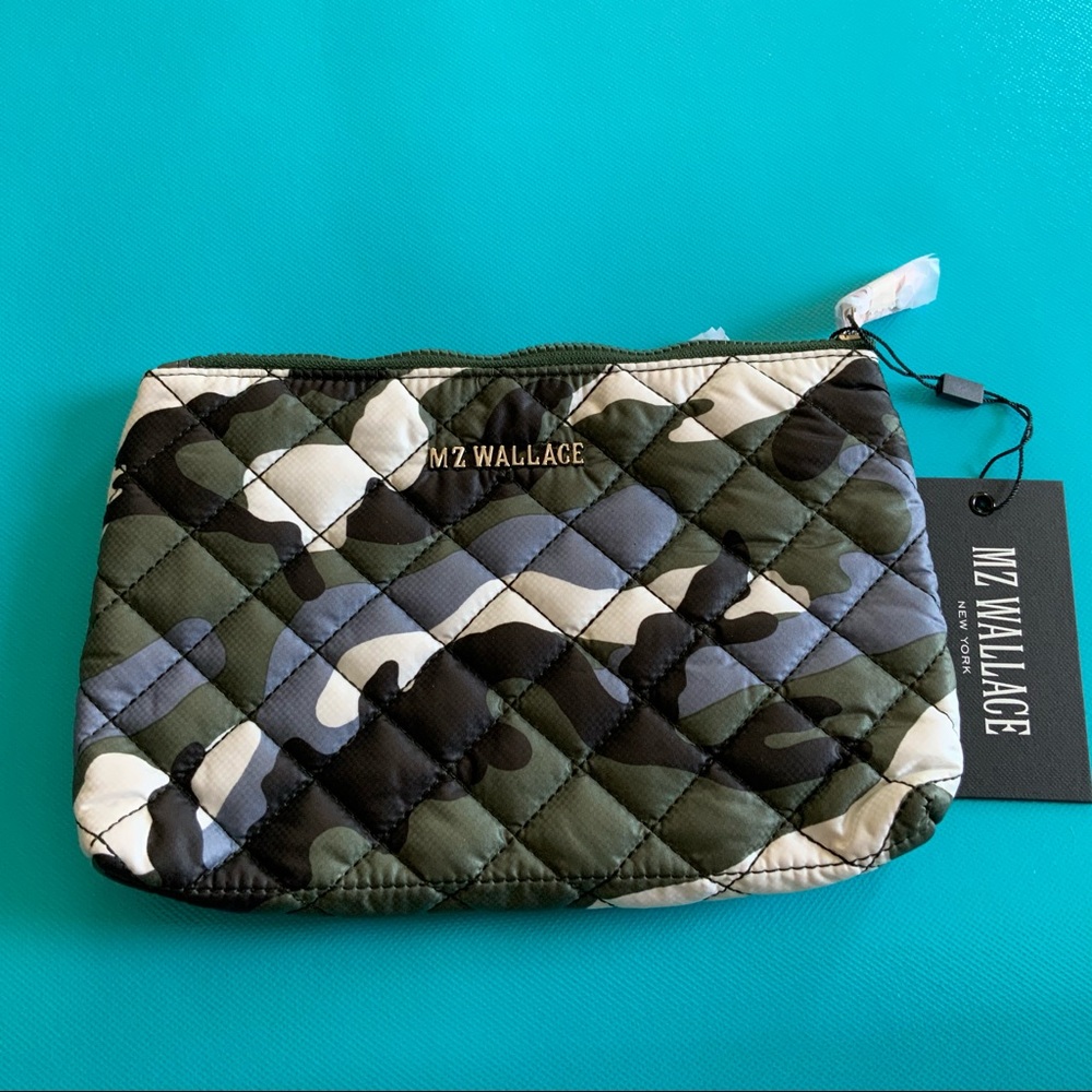 MZ Wallace Ocean Camo Savoy Pouch Cosmetic…